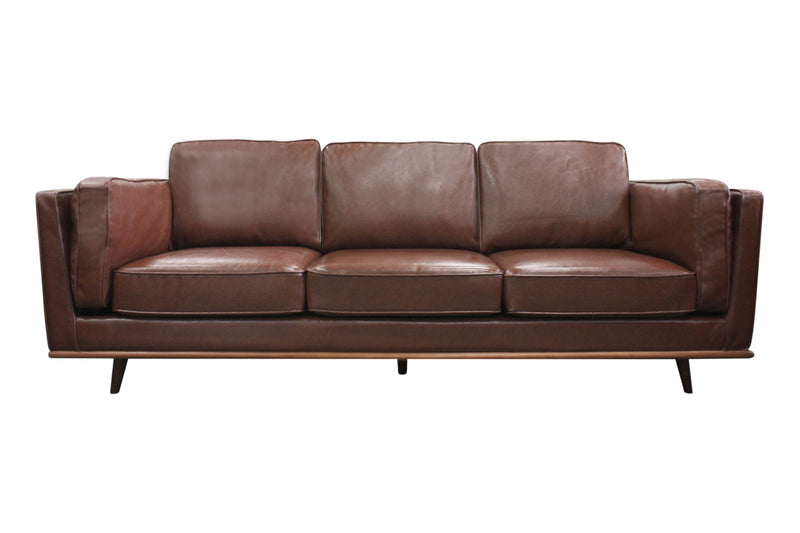 York Lounge Leather Sofa - 3-Seater