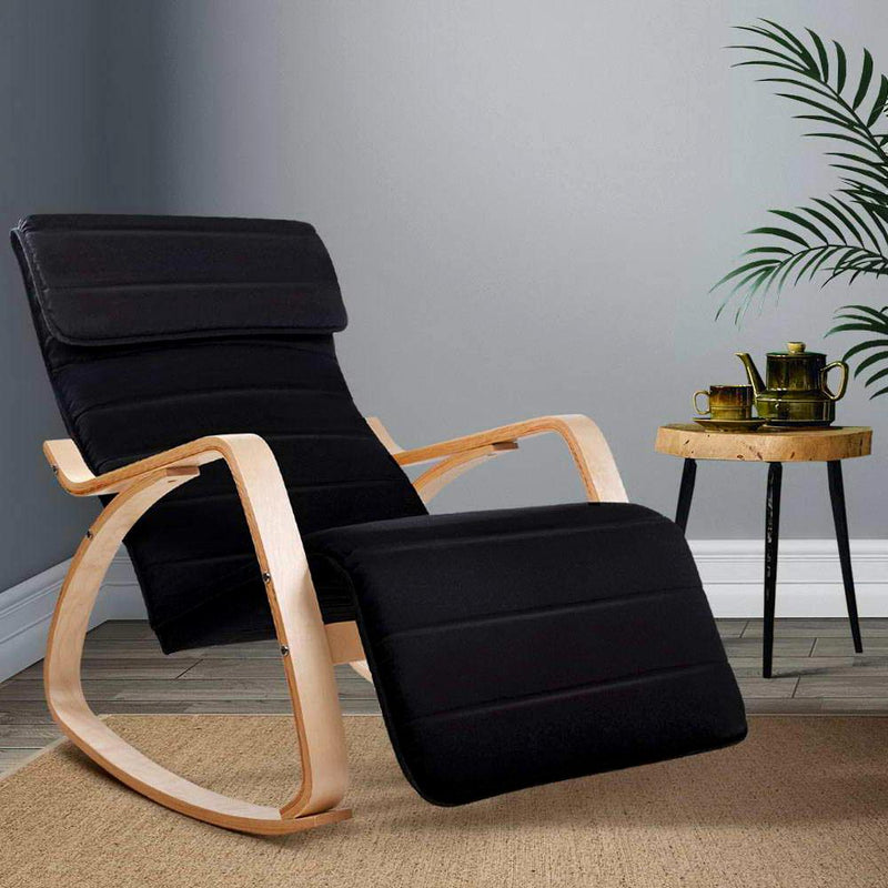 Adjustable Rocking Chair - Charcoal