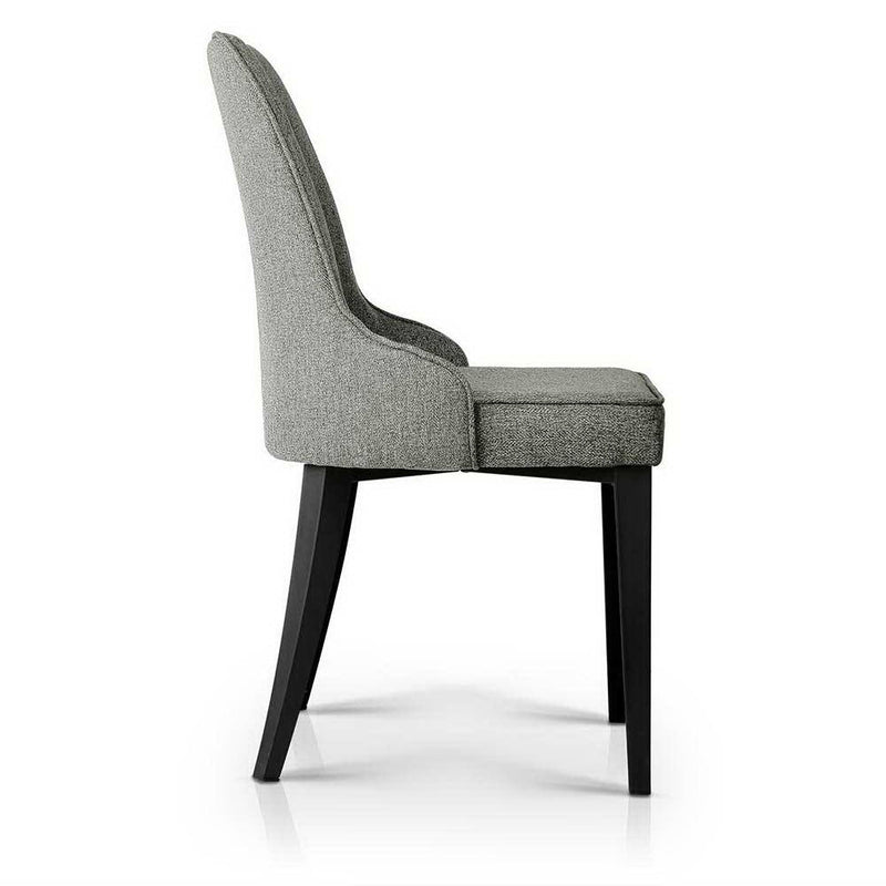 Set of 2 Premium Fabric Dining Chairs