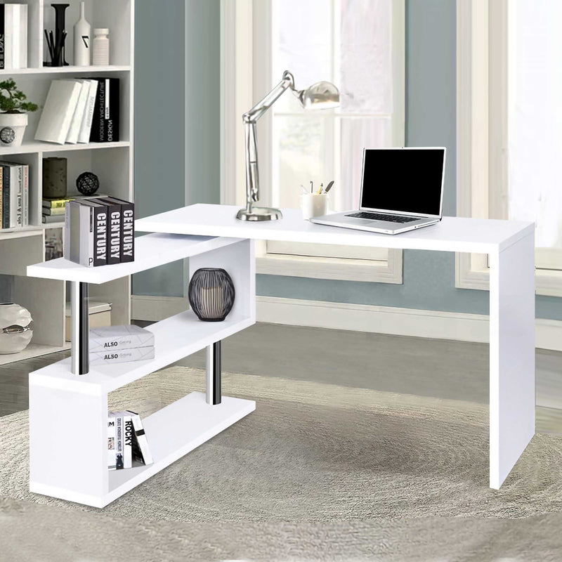 Contemporary Rotatable Computer Desk