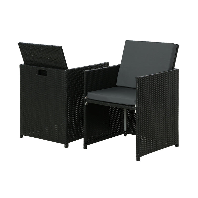 Concorde Recliner Chairs Sun Lounge Black