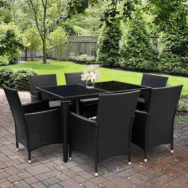 7-Piece Alfresco Dining Set - Table & Chairs Outdoor