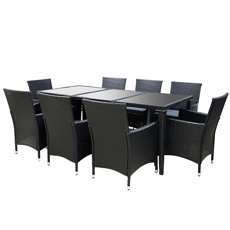 9-Piece Alfresco Dining Set - Table & Chairs Outdoor