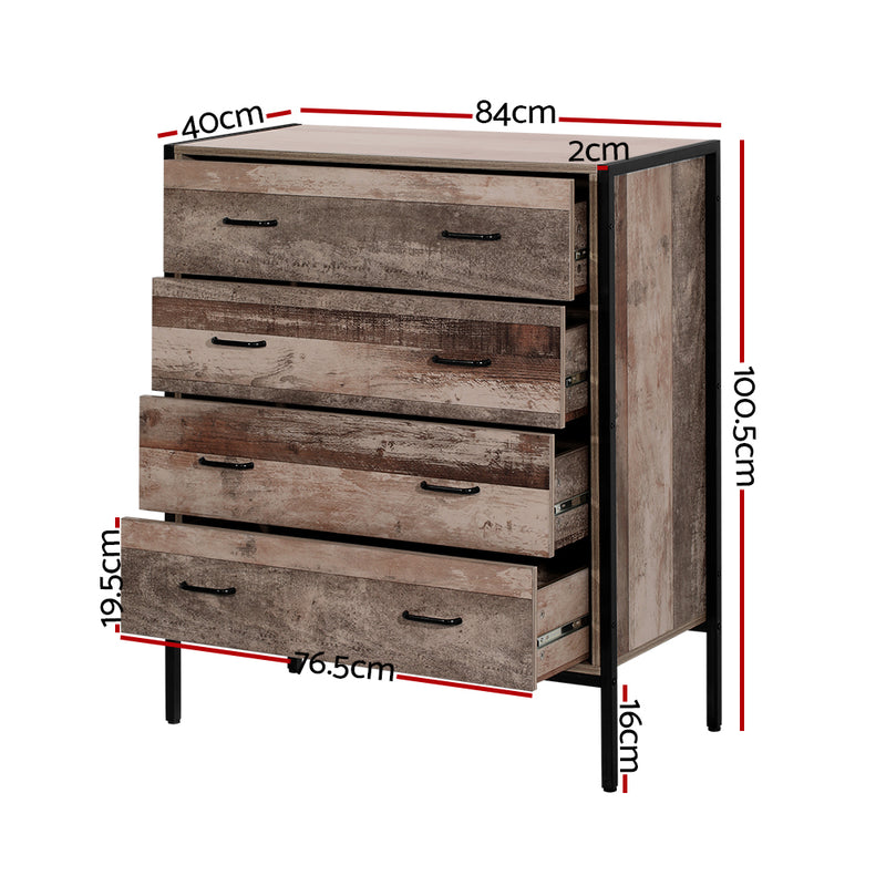 Essentials Rustic Chest of Drawers