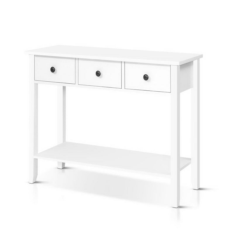 Classic 3-Drawer Console Table