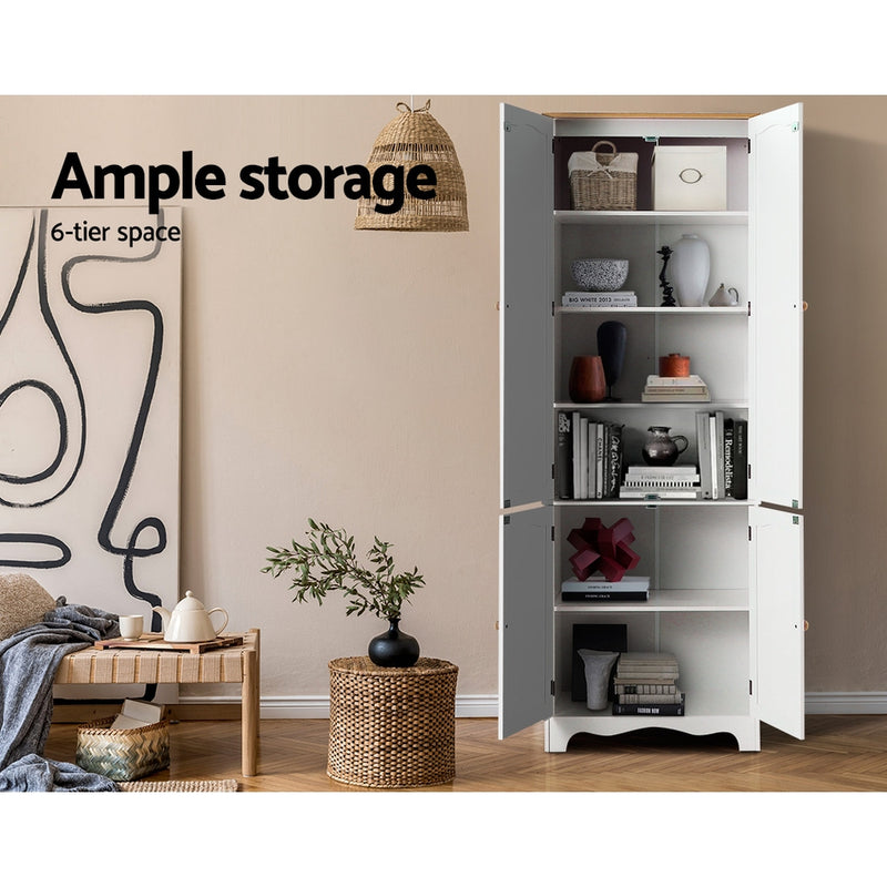Slim Design Storage Cabinet 6-Tier