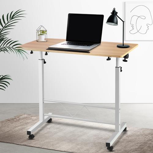 I-Design Mobile Laptop Desk - Light Wood
