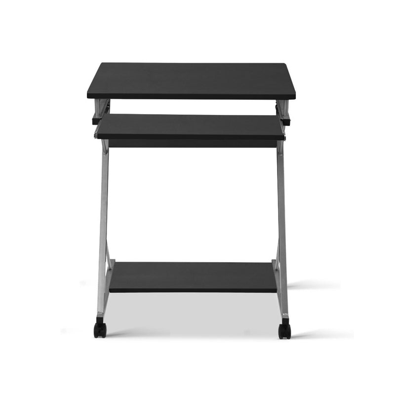 Pull Out Computer Desk - Black