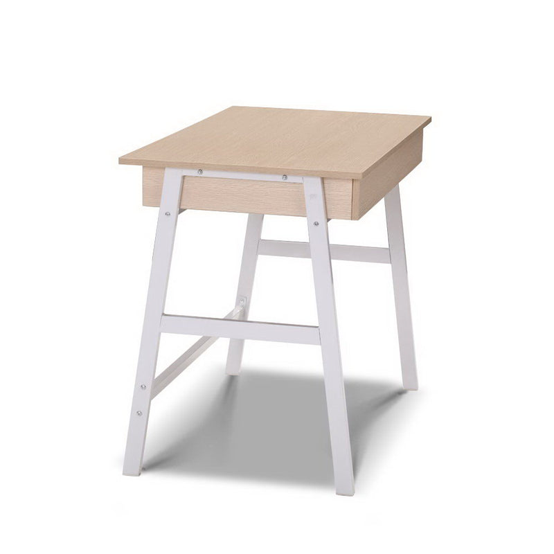 Scandi Style Display Table - 2-Drawer