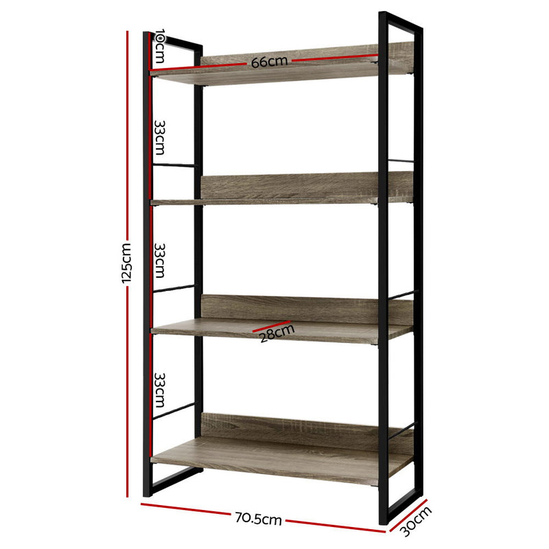 Sleek Modern 4-Tier Display Shelf
