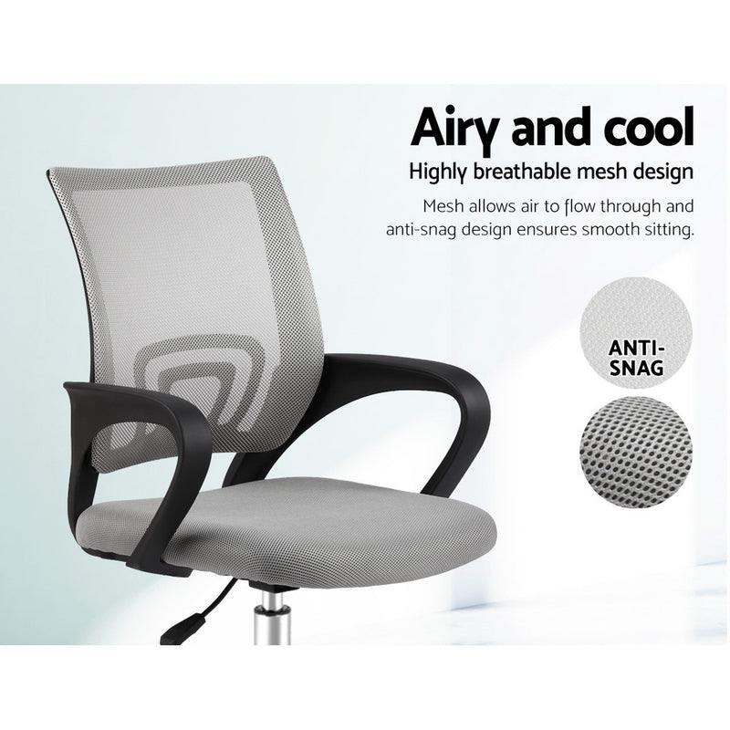 Cozy Mesh Office Chair - Grey