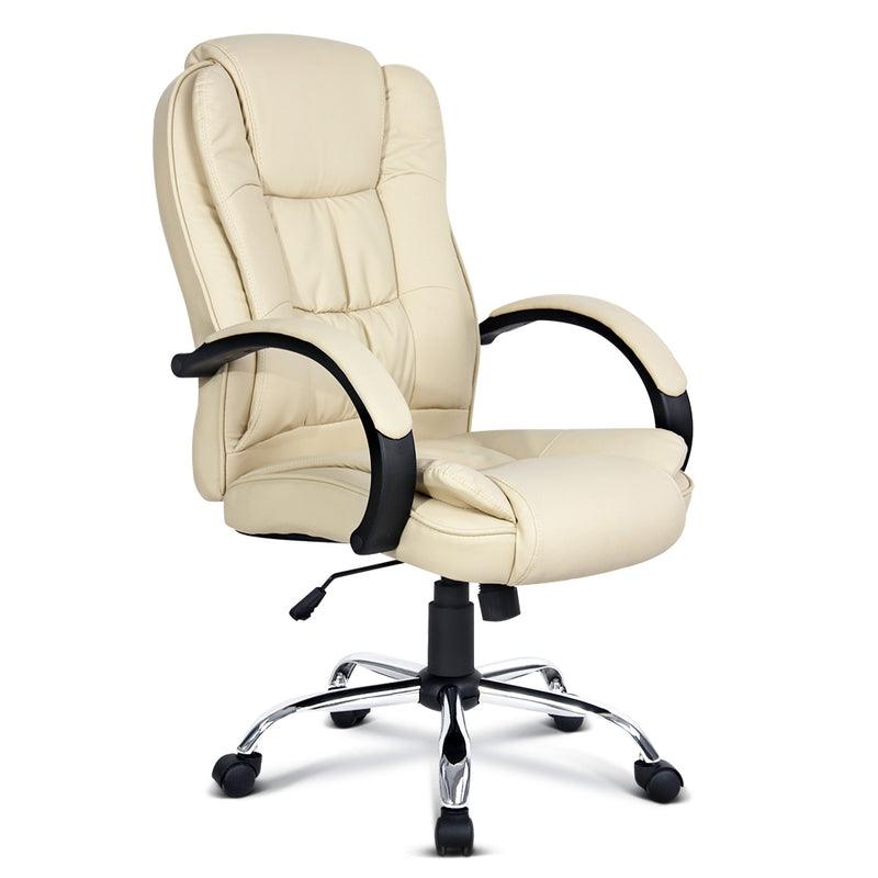 Classic Contemporary Office Chair - Beige