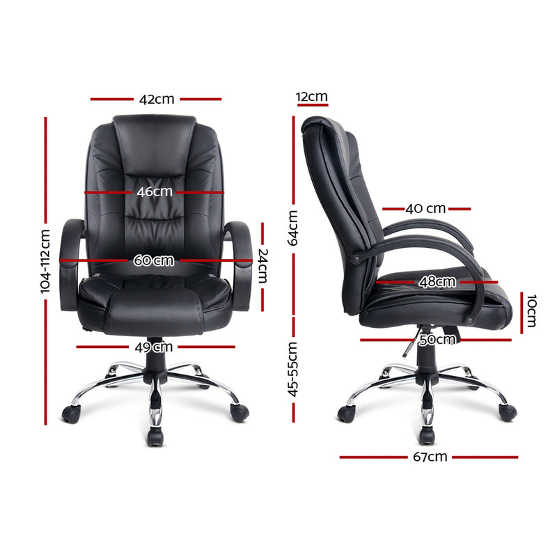 Classic Contemporary Office Chair - Black