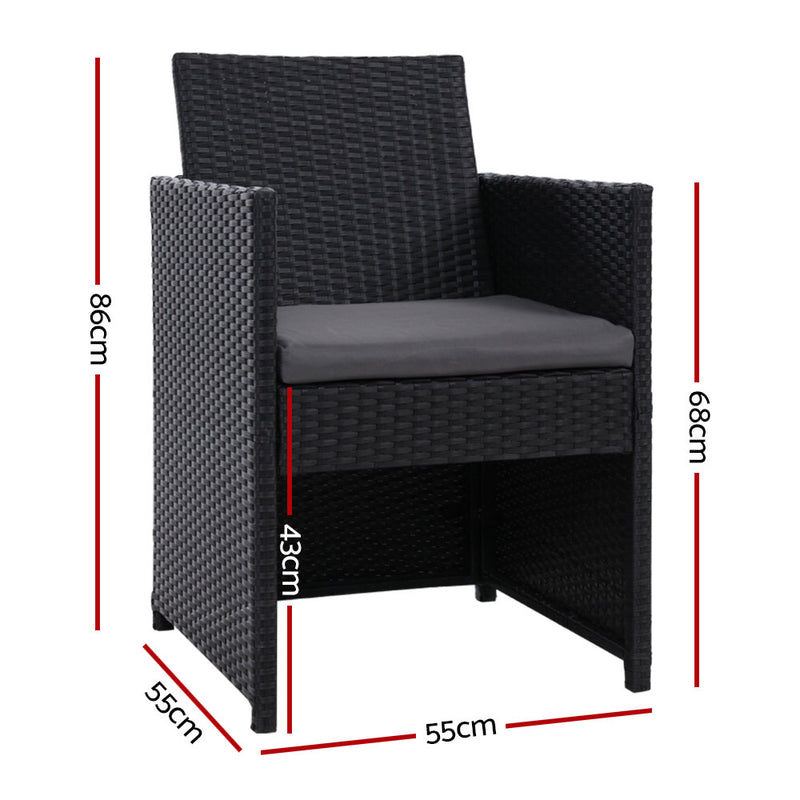Nova Outdoor Chairs Dining Patio Furniture Lounge