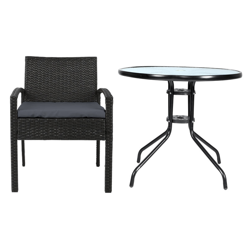 Denwoods Bistro Set - Outdoor Tea Table Chair