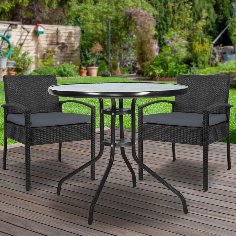 Denwoods Bistro Set - Outdoor Tea Table Chair
