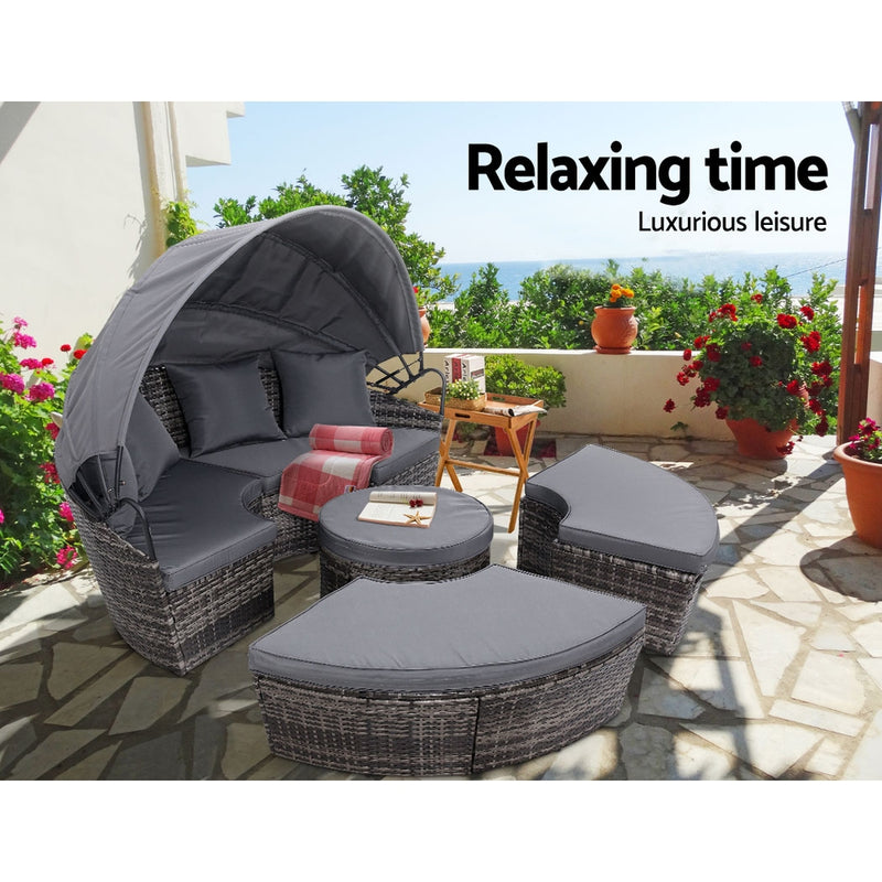 Modular Outdoor Daybed - 168cm - Garden Lounge
