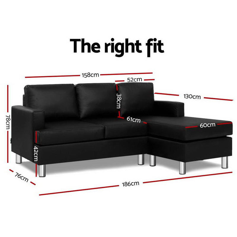 Contemporary 3-Seater Modular Sofa Set