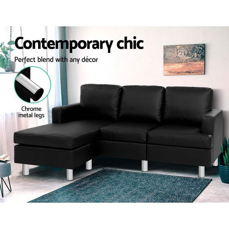 Contemporary 3-Seater Modular Sofa Set