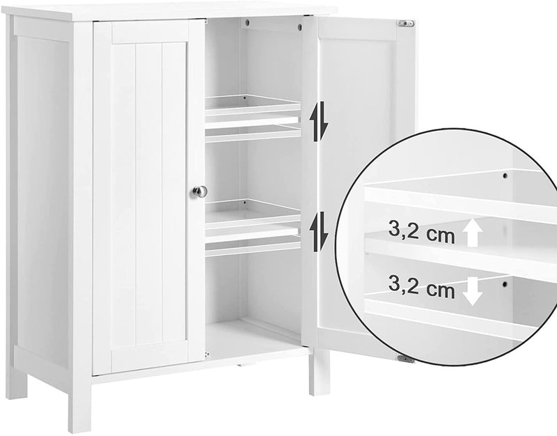 Nova Floor Cabinet with 2 Doors White BCB60W