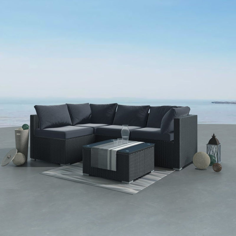 Bondi Modular Outdoor  Lounge Sofa - Black