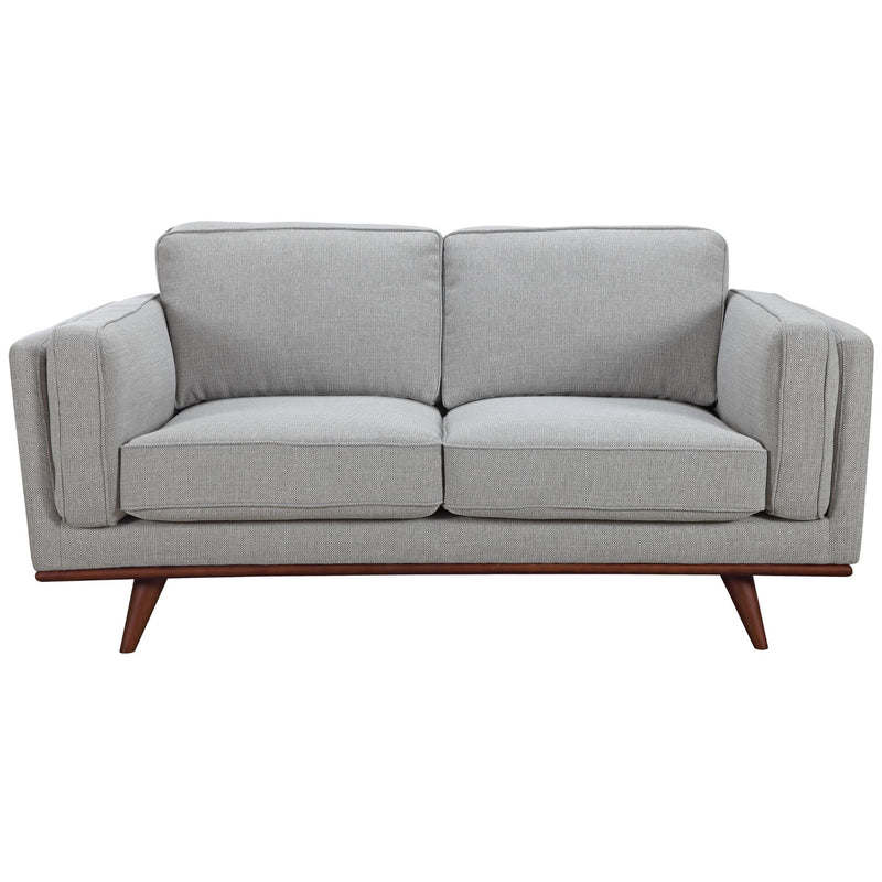 2 Seater Sofa Fabric Uplholstered Lounge Couch - Grey
