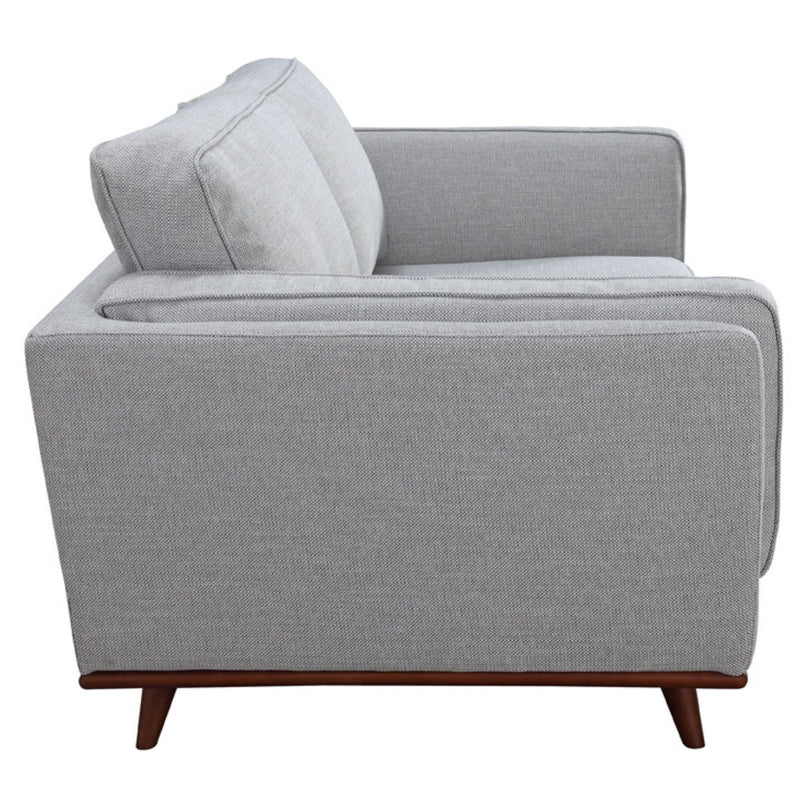 2 Seater Sofa Fabric Uplholstered Lounge Couch - Grey