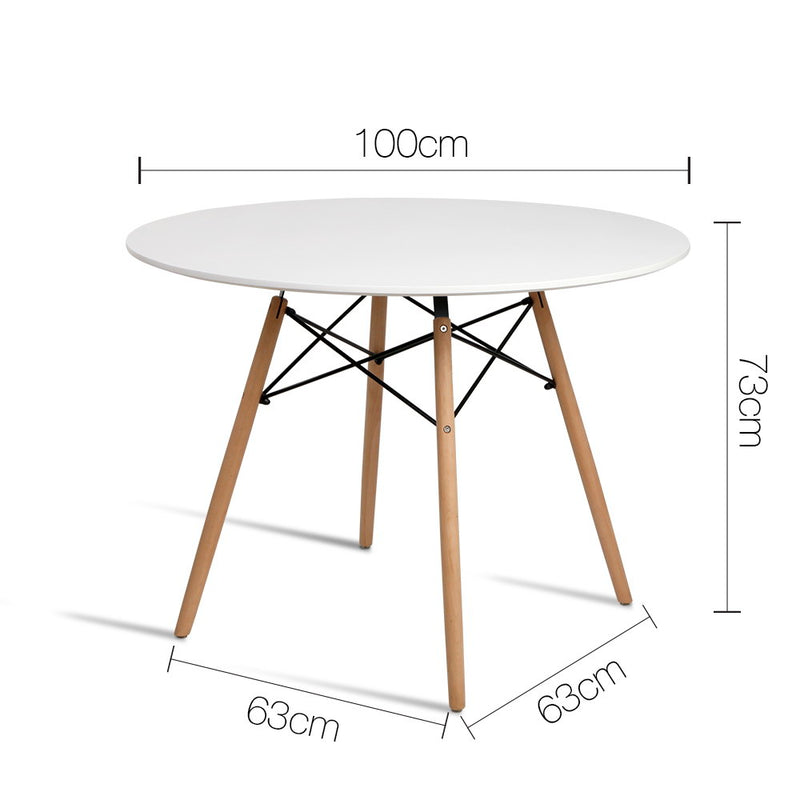 4-Seater Lacquer Finish Dining Table