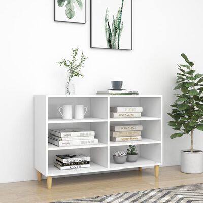 Essential Book Cabinet - White - 6 Shelves
