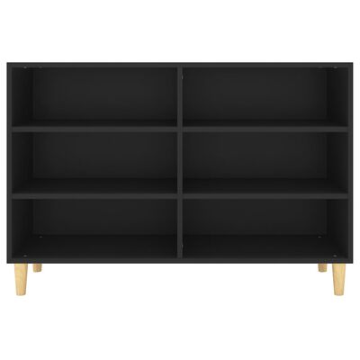 Essential Book Cabinet - Black - 6 Shelves