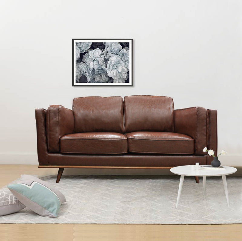2-Seater York Lounge Leather Sofa
